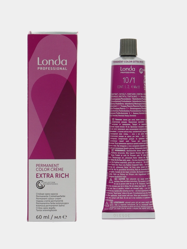 Londa Professional Краска для волос 10/1 Яркий блонд пепельный 60мл