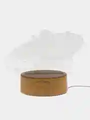Горчичный подарочный 3D светильник - ночник с кнопкой вкл/выкл, питание USB, подарок на 8 марта