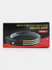 Фонарь налобный, аккумуляторный светодиодный LED, с сенсорным датчиком, 4 режима