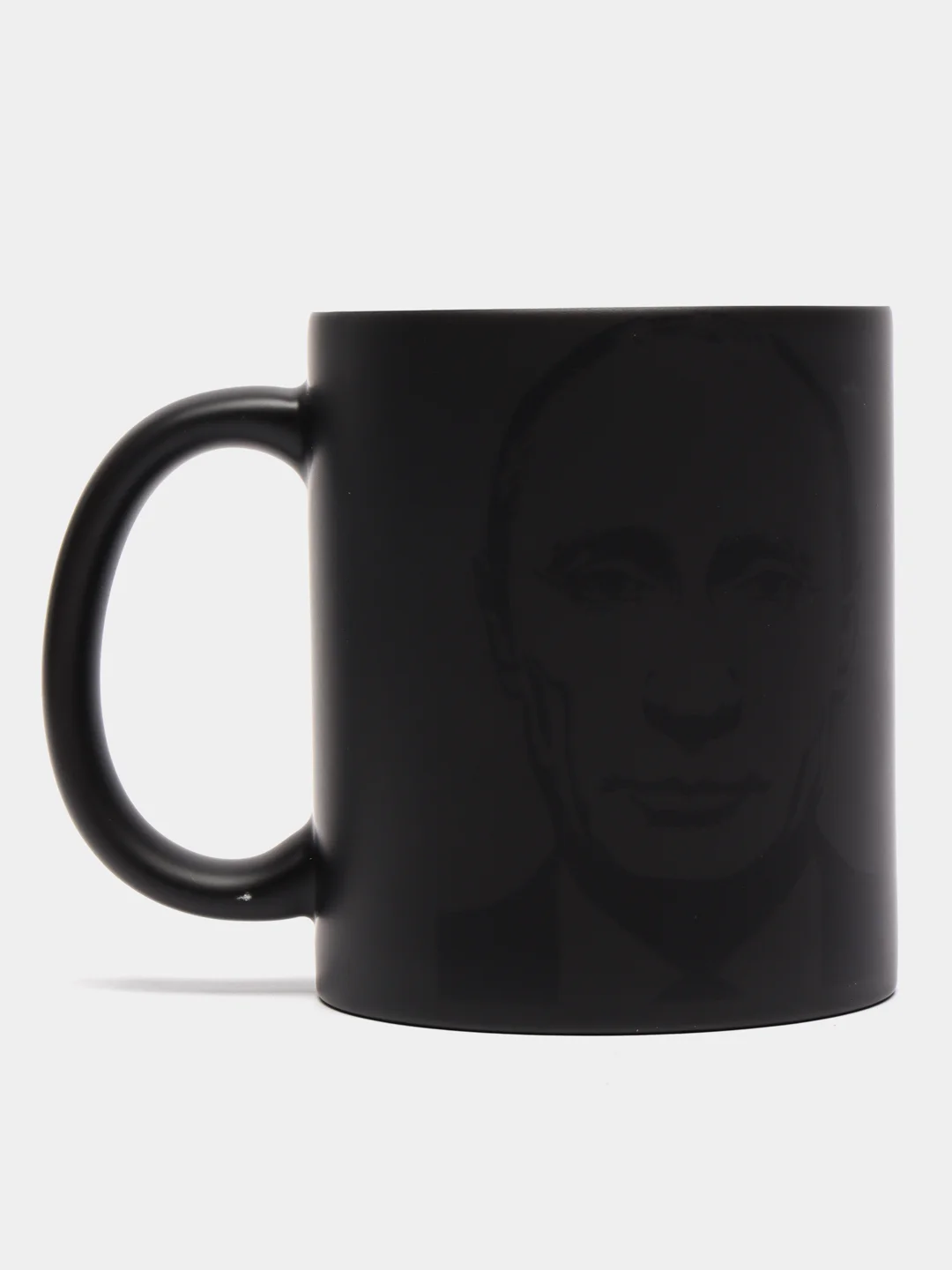 Багровый кружка-хамелеон сувенирная, подарочная с принтом " Путин