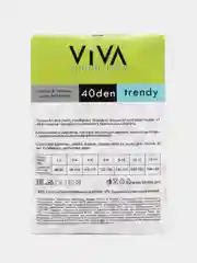 Белый носки детские VIVA Trendy 40 den, 2 пары в уп