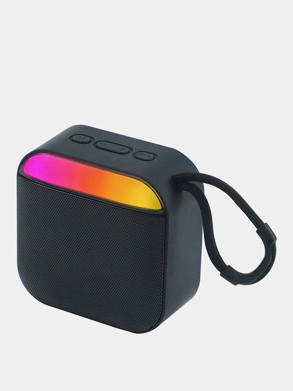 Беспроводная портативная блютуз колонка Zvuk 5 Вт Bluetooth 5.0 с rgb подсветкой