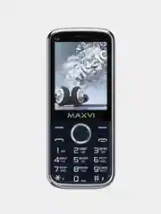 Синий кнопочный телефон Maxvi P30, с камерой, громкий динамик, аккумулятор 1800мАч