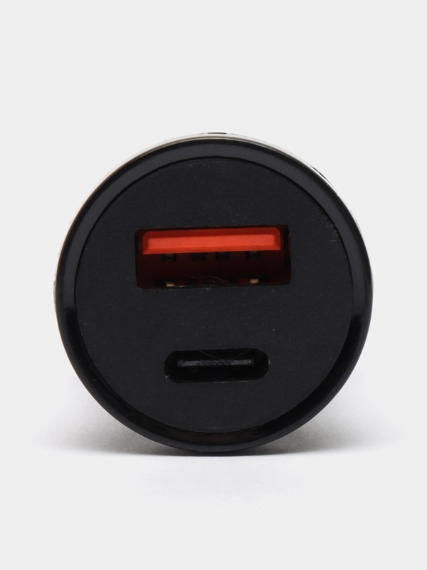 Зарядка в машину маленькая компактная Type-C-USB быстрая зарядка для авто