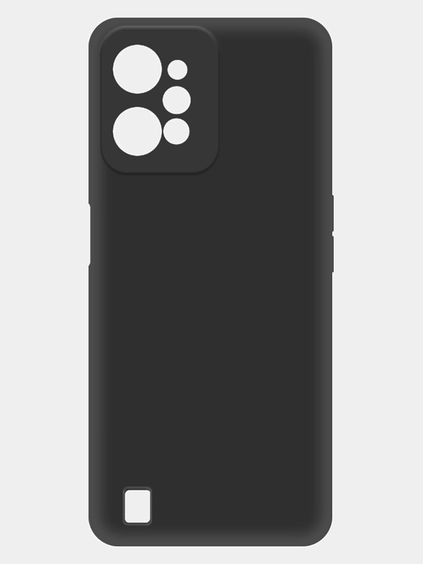 Чехол-накладка Krutoff Silicone Case для Realme C31 черный