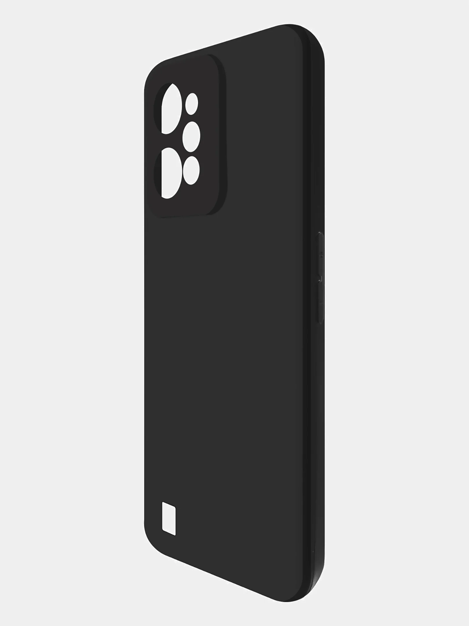 Чехол-накладка Krutoff Silicone Case для Realme C31 черный