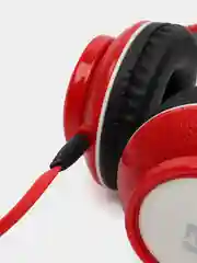 Красный наушники полноразмерные проводные ELTRONIC Wolf 4445