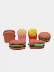Игрушки "Фрукты и овощи" на липучках/Набор продуктов/Овощи/Фрукты/ПиццаПосуда/Корзина/Торт