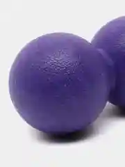 Фиолетовый мяч массажный двойной для МФР, йоги и фитнеса