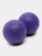 Фиолетовый мяч массажный двойной для МФР, йоги и фитнеса