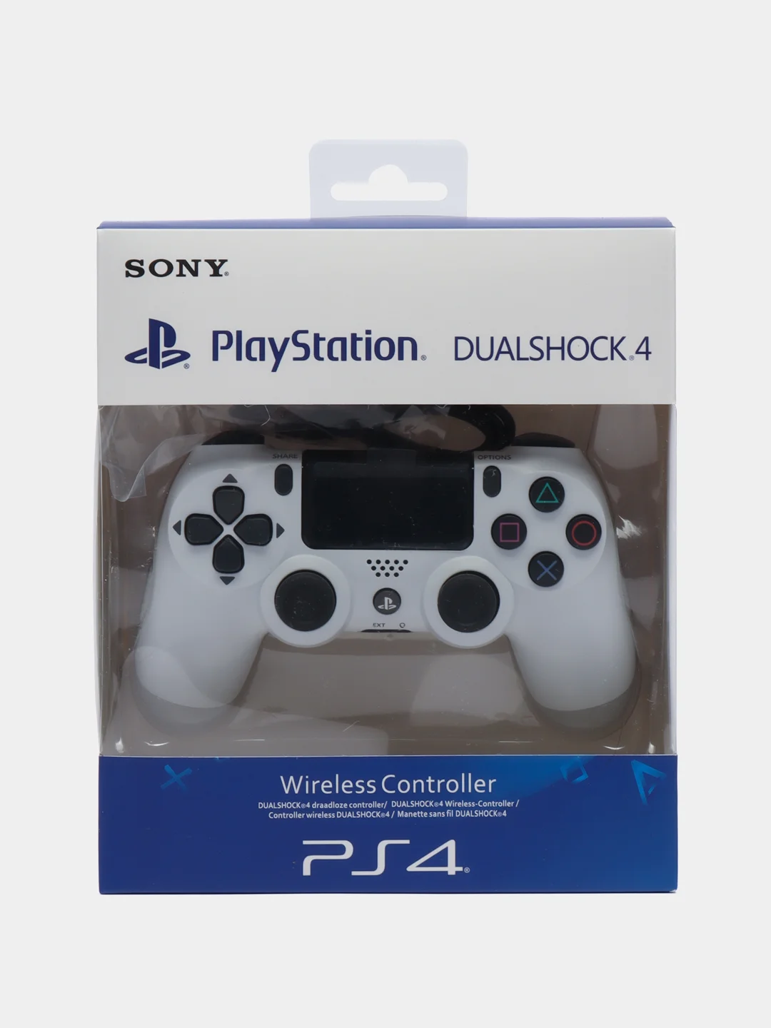 Белый геймпад джойстик для PS4, телефона и ПК, беспроводной, с виброотдачей