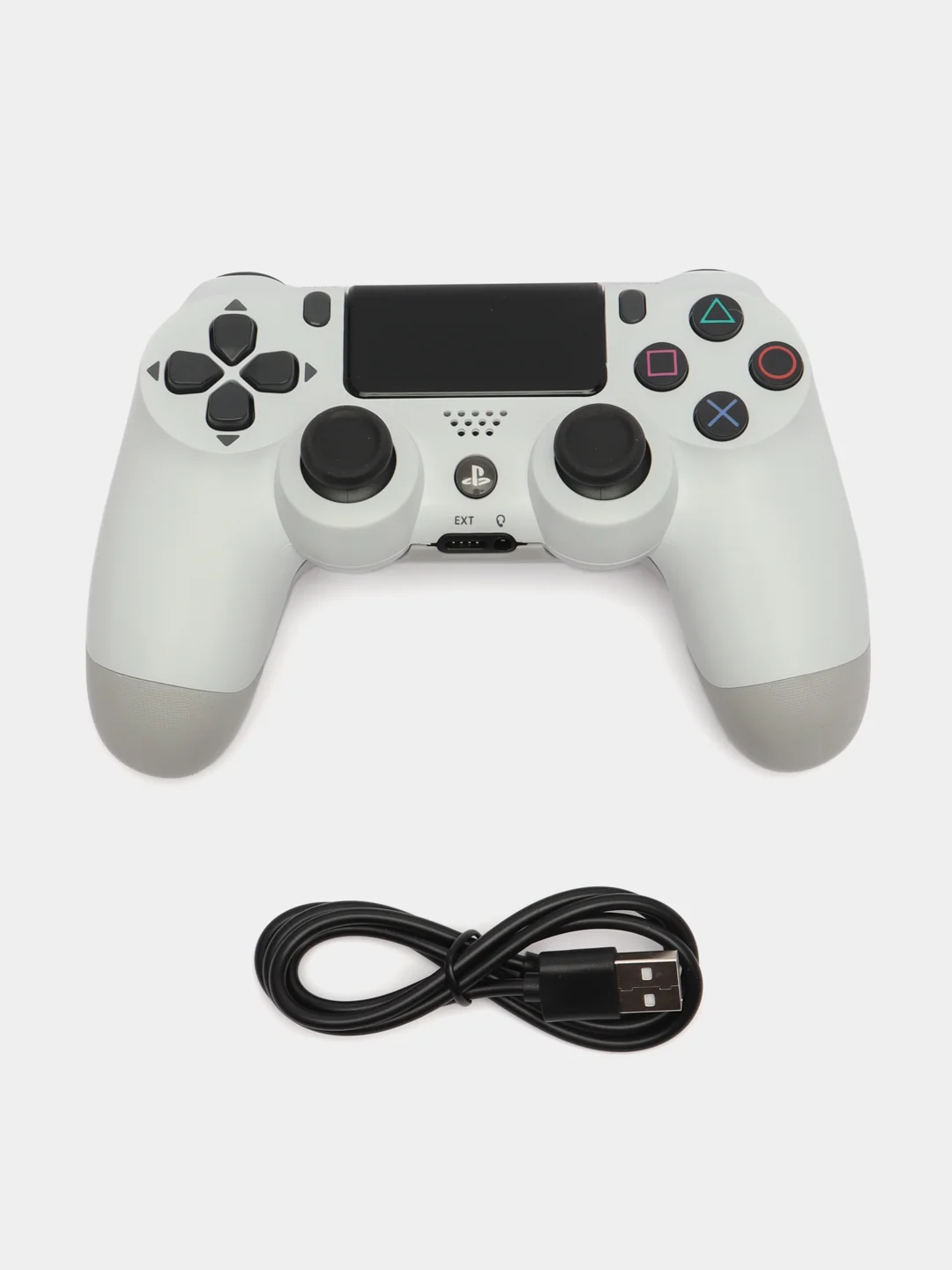 Белый геймпад джойстик для PS4, телефона и ПК, беспроводной, с виброотдачей