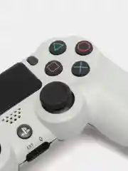 Белый геймпад джойстик для PS4, телефона и ПК, беспроводной, с виброотдачей