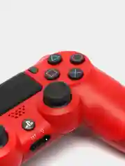 Красный геймпад джойстик для PS4, телефона и ПК, беспроводной, с виброотдачей