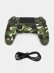 Хаки геймпад джойстик для PS4, телефона и ПК, беспроводной, с виброотдачей