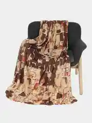 Карамельный плед-покрывало