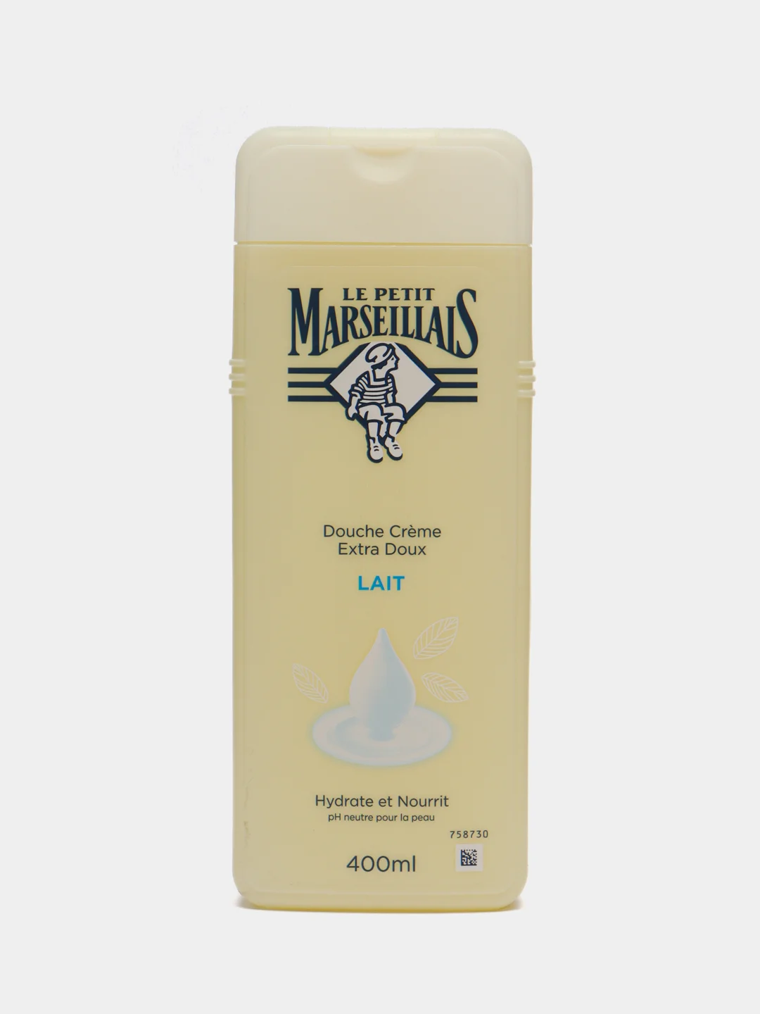 Le Petit Marseillais гель для душа парфюмированный, унисекс, 400 мл, "Молоко"