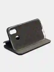 Синий чехол книжка с карточкой для Samsung A40