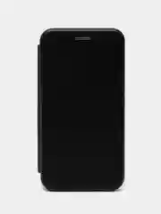 Черный чехол книжка с карточкой для Samsung J3 2016