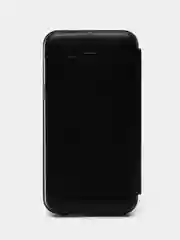 Черный чехол книжка с карточкой для Samsung J3 2016