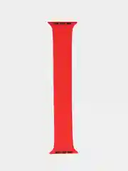 Красный силиконовый моно ремешок для часов Apple Watch 1-7, SE