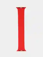 Красный силиконовый моно ремешок для часов Apple Watch 1-7, SE