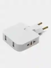 Плоский поворотный тройник с USB для розетки idealim, разветвитель, 180 градусов, 4000WT