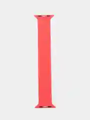 Кораллово-розовый силиконовый моно ремешок для часов Apple Watch 1-7, SE