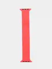 Кораллово-розовый силиконовый моно ремешок для часов Apple Watch 1-7, SE