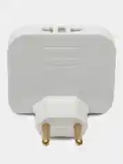 Плоский поворотный тройник для розетки idealim, разветвитель 180 градусов, 2500WT, переходник