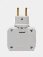 Плоский поворотный тройник для розетки idealim, разветвитель 180 градусов, 2500WT, переходник