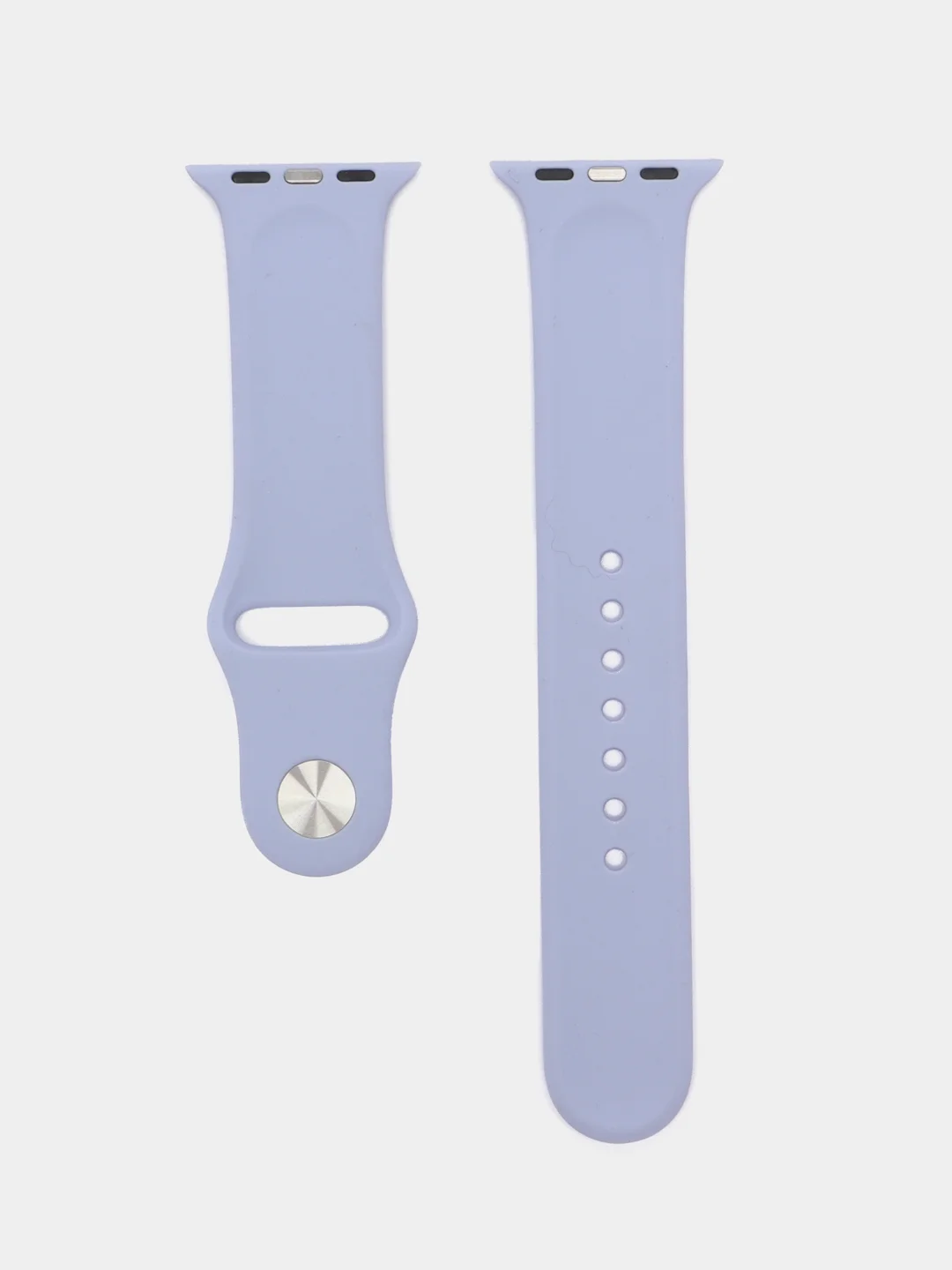 Лавандовый силиконовый ремешок для часов Apple Watch 1-7, SE
