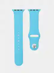 Лазурный силиконовый ремешок для часов Apple Watch 1-7, SE