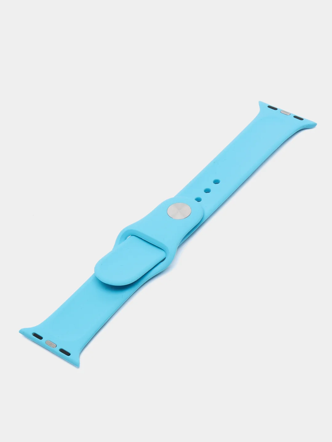 Лазурный силиконовый ремешок для часов Apple Watch 1-7, SE