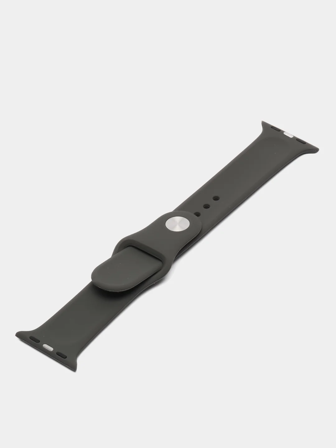 Угольный силиконовый ремешок для часов Apple Watch 1-7, SE