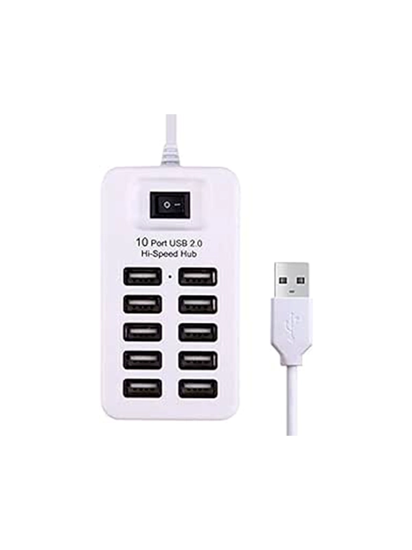 Хаб-концентратор USB 2.0 HUB на 10 портов