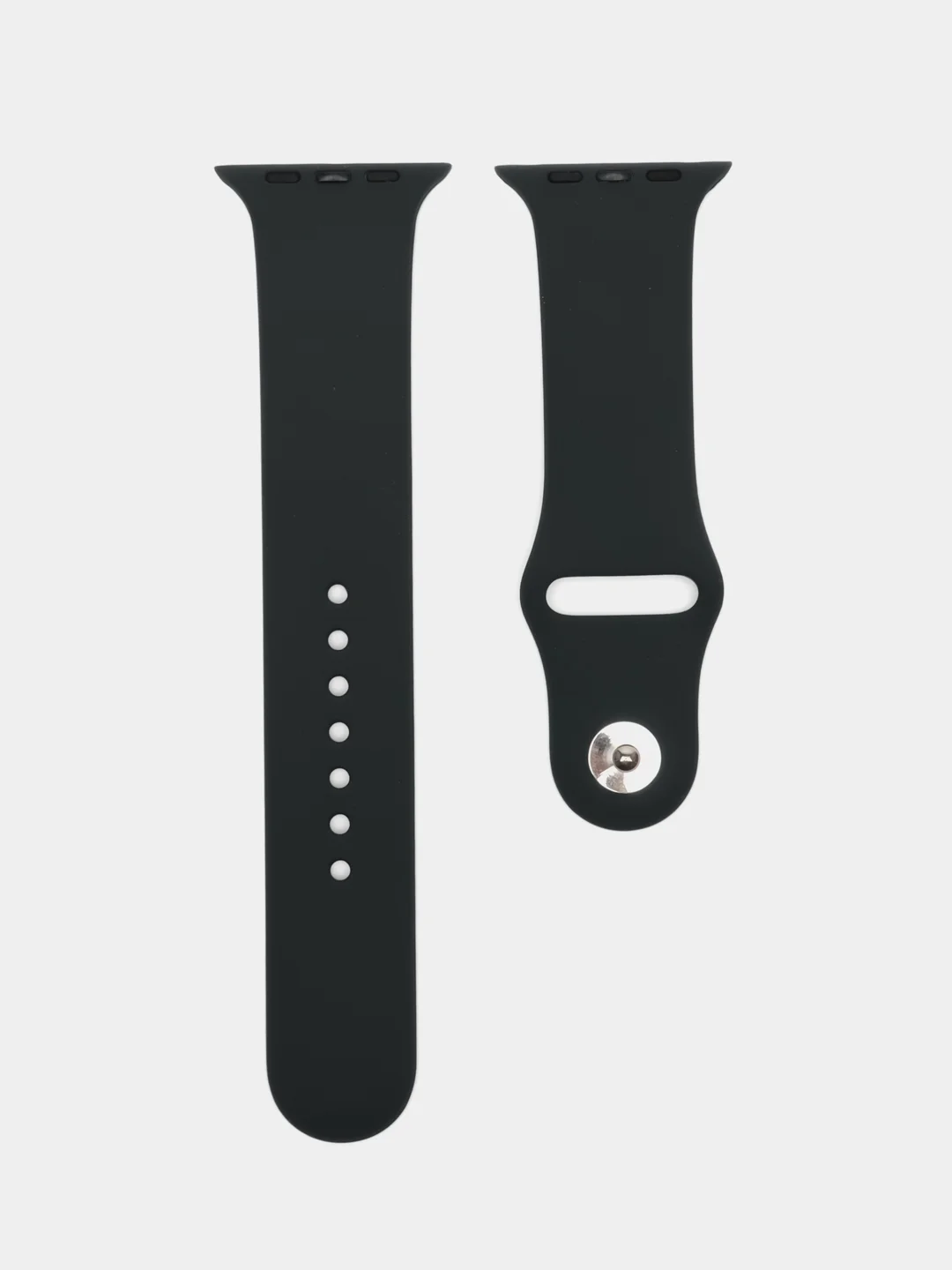 Лесной зеленый силиконовый ремешок для часов Apple Watch 1-7, SE