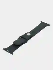 Лесной зеленый силиконовый ремешок для часов Apple Watch 1-7, SE