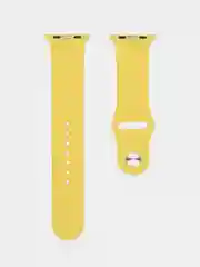 Светло-жёлтый силиконовый ремешок для часов Apple Watch 1-7, SE