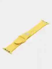 Светло-жёлтый силиконовый ремешок для часов Apple Watch 1-7, SE