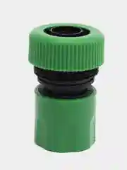 Коннектор для подключения шланга 1/2" и  3/4" ( соединитель насадка - шланг) аквастоп