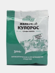 Железный купорос (сульфат железа) 300 г защита от плесени и гнили антисептическое средство