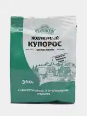 Железный купорос (сульфат железа) 300 г защита от плесени и гнили антисептическое средство
