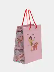 Голубой пакет подарочный 18*23*10см Meshu "I see ...", ламинированный