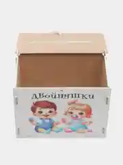 Набор коробок для денег для конкурса на свадьбе. Семейный банк казна. МДФ. ТМ Канышевы