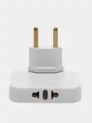 Плоский поворотный тройник для розетки idealim разветвитель 2500WT, комплект 5 шт