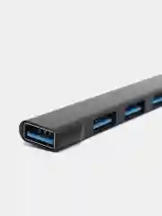 Черный usb-хаб, разветвитель на 4 порта, Type-C, переходник Hub 3.0, концентратор