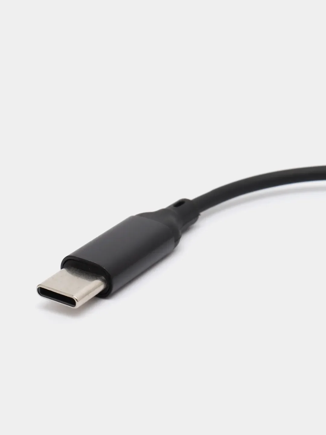 Черный usb-хаб, разветвитель на 4 порта, Type-C, переходник Hub 3.0, концентратор