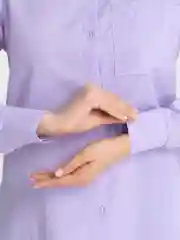 Лавандовый рубашка женская