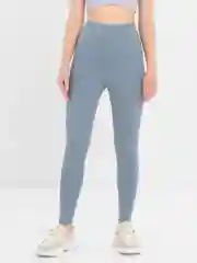 Голубой спортивные леггинсы, женские